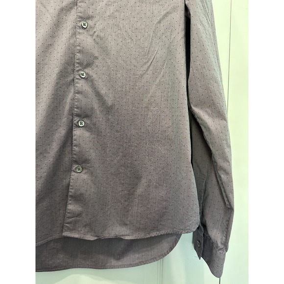 Theory Stephan Shirt Mens Large Long Sleeve‎ Collared Button  Purple - Picture 2 of 4